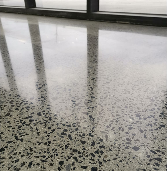 Photo of polished concrete floor